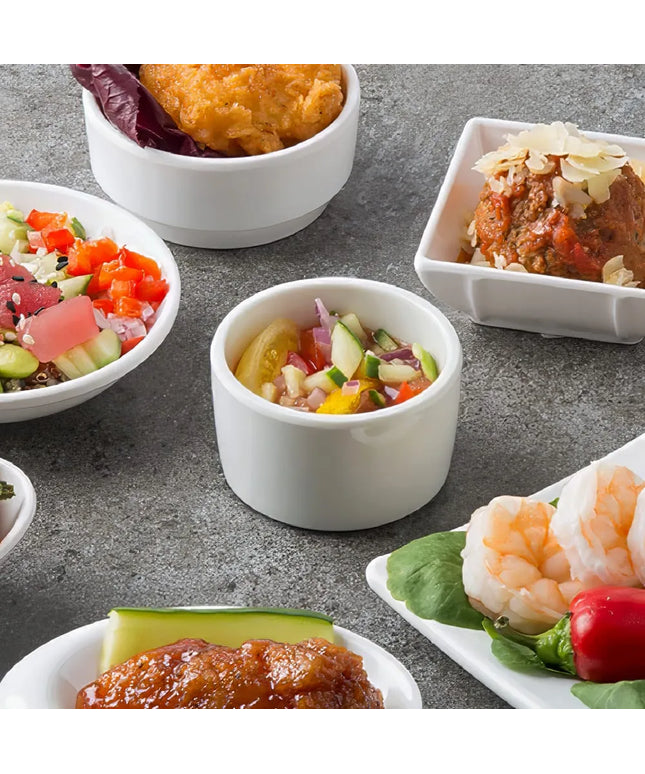 Chén Ramekin Tablecraft RAM2RDB Melamine Màu Bone 60 ml
