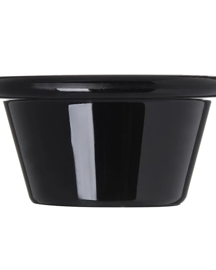 Chén Ramekin Tròn Trơn Carlisle 4312203 59 ml - Đen