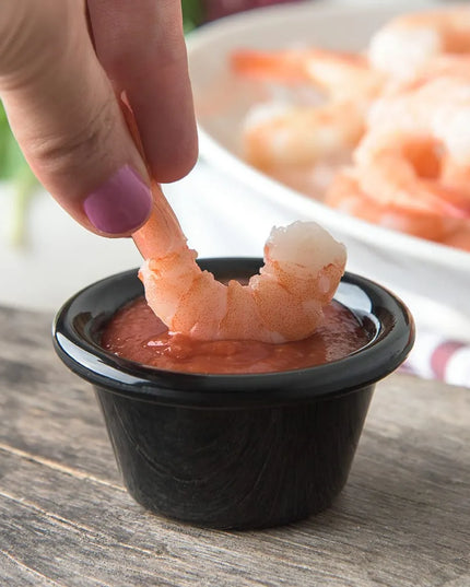 Chén Ramekin Tròn Trơn Carlisle 4312203 59 ml - Đen