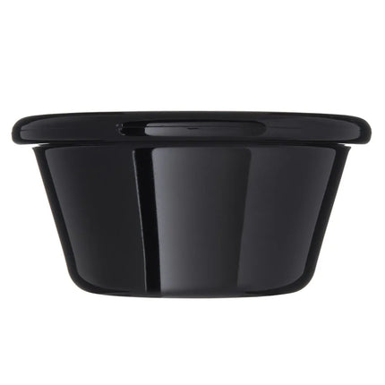 Chén Ramekin Tròn Trơn Carlisle 4312303 89 ml - Đen