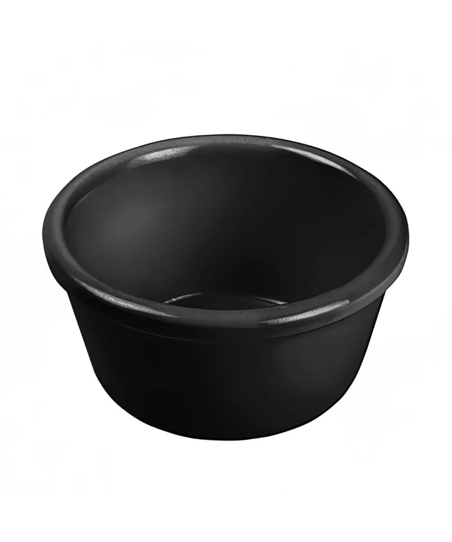 Chén Ramekin Winco RP-6K Melamine Đen 180 ml