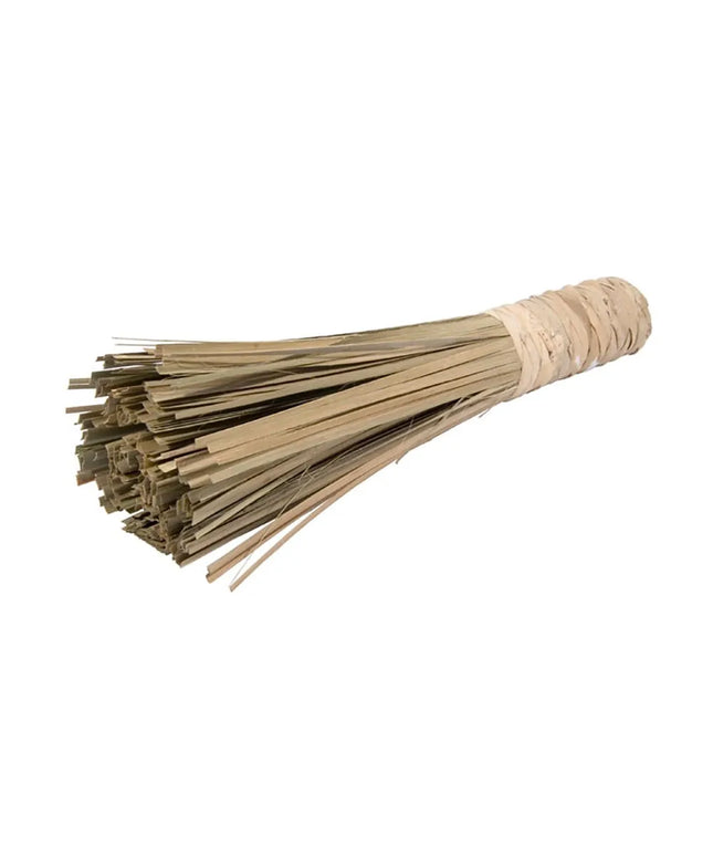 Chổi Cọ Chảo Wok Town 53180 Kiểu Á 27.9 cm, Cán Tre, Mặt Chổi 10.2 cm