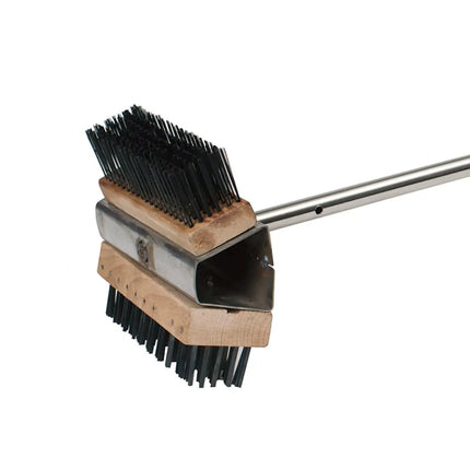 Chổi Dây Thép Hai Đầu Winco BR-21 71 cm - Thép/Gỗ