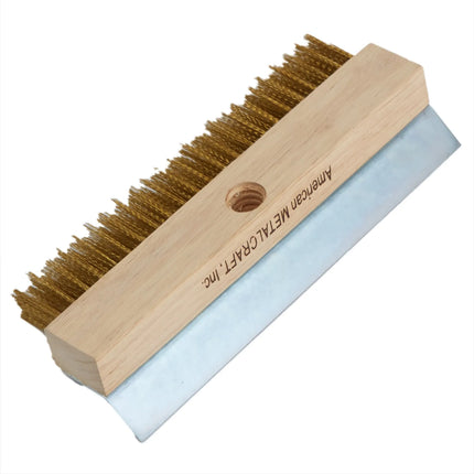 Chổi Lò Nướng American Metalcraft 1597 101.6 cm - Thép/Gỗ, Kèm Cán & Cạo