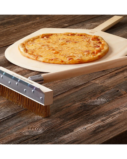 Chổi Lò Nướng American Metalcraft 1597 101.6 cm - Thép/Gỗ, Kèm Cán & Cạo