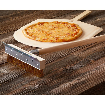 Chổi Lò Nướng American Metalcraft 1597 101.6 cm - Thép/Gỗ, Kèm Cán & Cạo