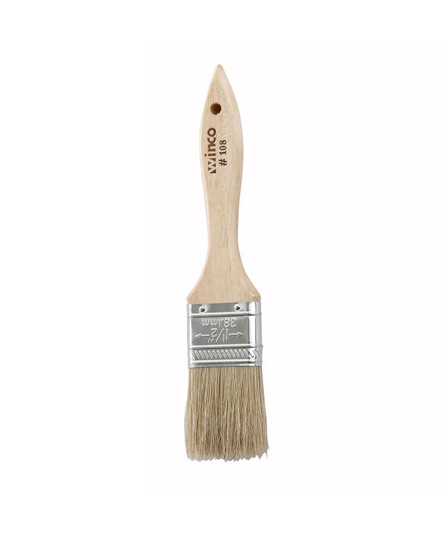 Chổi Phết Bánh Dẹt Winco WBR-15 Lông Heo Cán Gỗ 3.8 cm