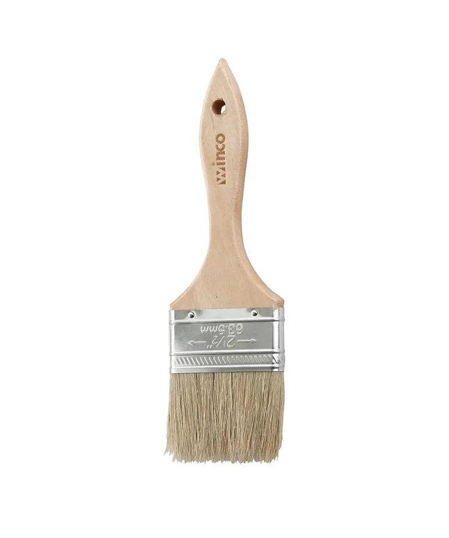 Chổi Phết Bánh Dẹt Winco WBR-25 Lông Heo Cán Gỗ 6.4 cm