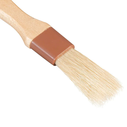 Chổi Phết Bánh Dẹt Winco WFB-10 Lông Heo Cán Gỗ 2.5 cm