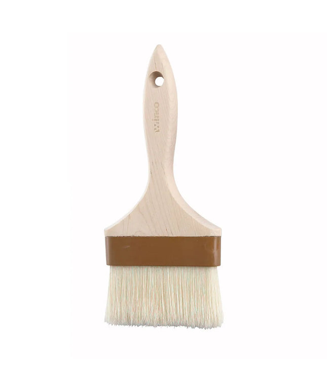 Chổi Phết Bánh Dẹt Winco WFB-40 Lông Heo Cán Gỗ 10.2 cm