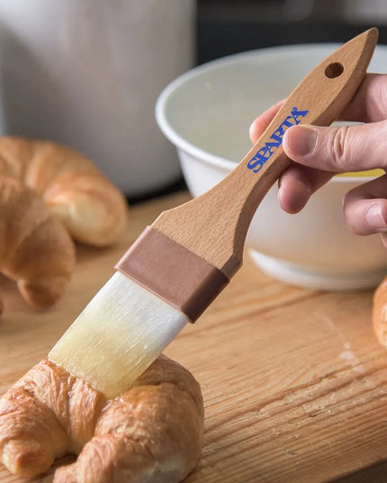 Chổi Quét Bánh Carlisle 4039700 Lông Nylon Cán Gỗ 5 cm Màu Trắng