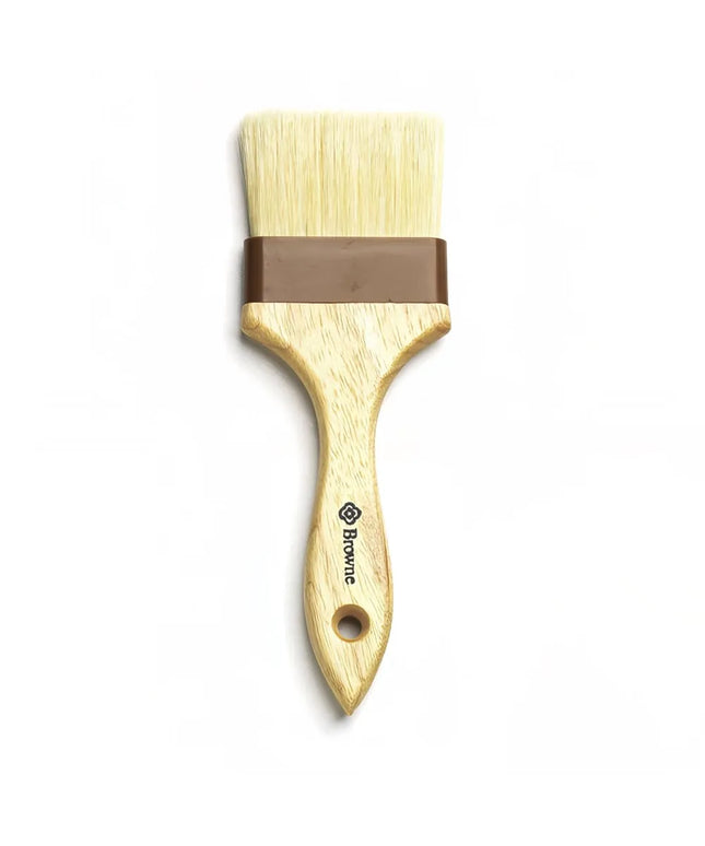 Chổi Quét Bánh Dẹt Browne 612003 Lông Heo Nguyên Chất 7.5 cm