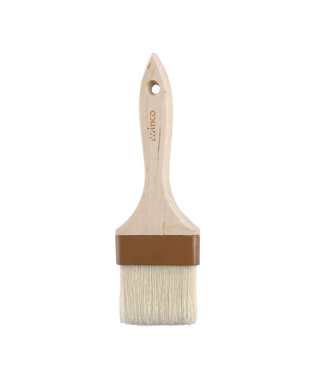 Chổi Quét Bánh Dẹt Winco WFB-30 Lông Heo Cán Gỗ 7.5 cm
