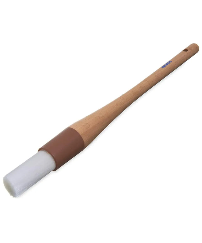 Chổi Quét Bánh Tròn Carlisle 4040000 Lông Nylon Cán Gỗ 2.5 cm Màu Trắng