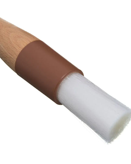 Chổi Quét Bánh Tròn Carlisle 4040000 Lông Nylon Cán Gỗ 2.5 cm Màu Trắng