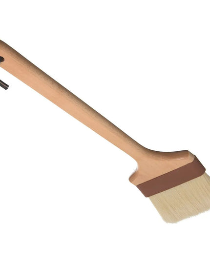 Chổi Quét Bơ Carlisle 4037100 Cán 30 cm Góc 45° Lông Heo 10 cm Màu Nâu