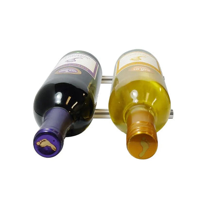 Chốt Giữ Rượu Vang Vinotemp EP-PEG2A 20 cm Sức Chứa 2 Chai, Niken Satin