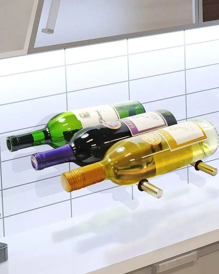Chốt Giữ Rượu Vang Vinotemp EP-PEG3A 29.2 cm Sức Chứa 3 Chai, Niken Satin