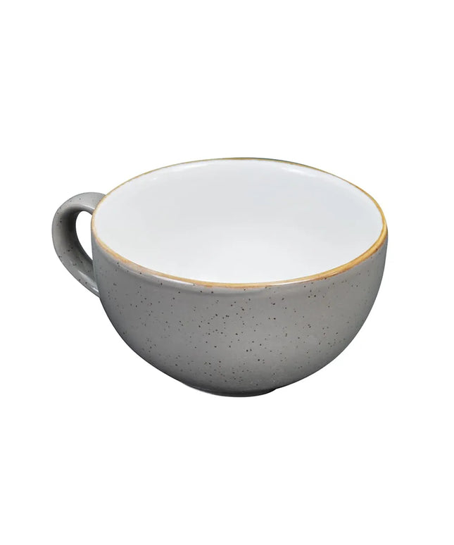 Cốc Cappuccino Stonecast Churchill SPGSCB281 355 ml Gốm Xám Peppercorn