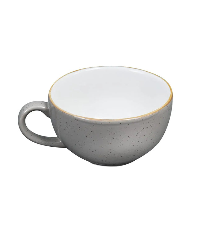 Cốc Cappuccino Stonecast Churchill SPGSCB281 355 ml Gốm Xám Peppercorn