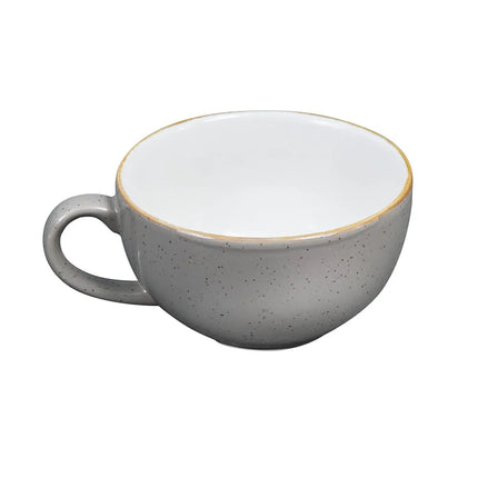 Cốc Cappuccino Stonecast Churchill SPGSCB281 355 ml Gốm Xám Peppercorn