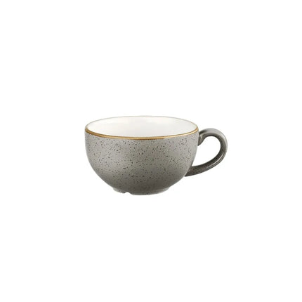 Cốc Cappuccino Stonecast Churchill SPGSCB281 355 ml Gốm Xám Peppercorn