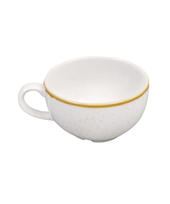 Cốc Cappuccino Stonecast Churchill SWHSCB401 473 ml Gốm Trắng Barley