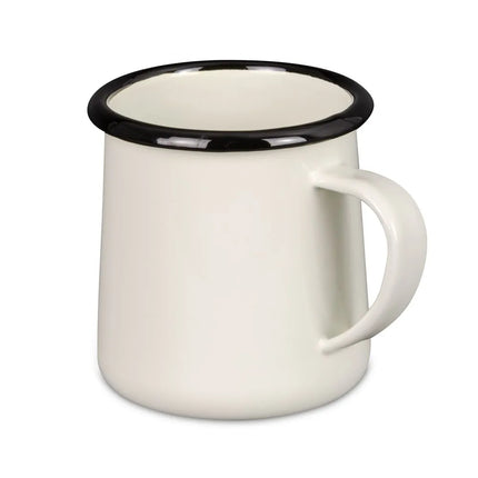 Cốc Tráng Men Tablecraft 80009 355 ml Sứ Trắng Kem