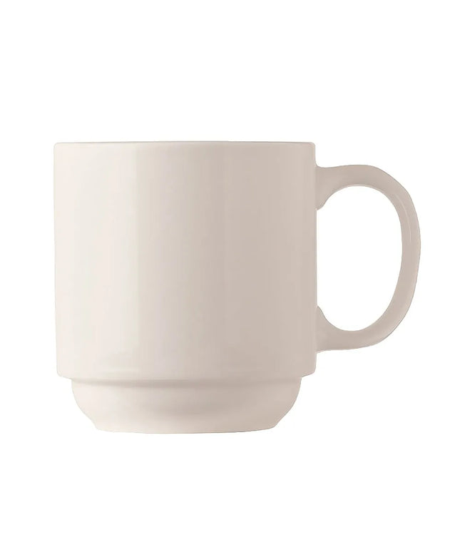 Cốc Xếp Chồng Libbey BW-1114 340 ml Sứ Trắng Sáng Bộ Sưu Tập Basics