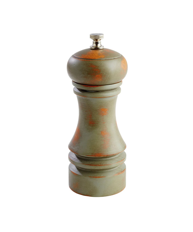 Cối Xay Muối Libbey APS40547 Gỗ Beech Đức Màu Xanh Vintage 15.2 cm