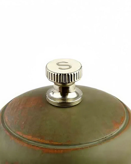 Cối Xay Muối Libbey APS40547 Gỗ Beech Đức Màu Xanh Vintage 15.2 cm