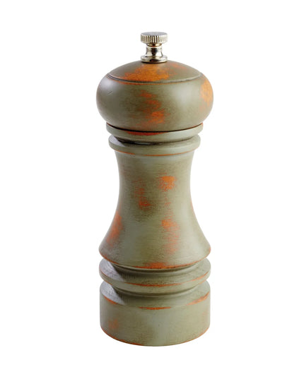 Cối Xay Tiêu Libbey APS40546 Gỗ Beech Đức Màu Xanh Vintage 15.2 cm
