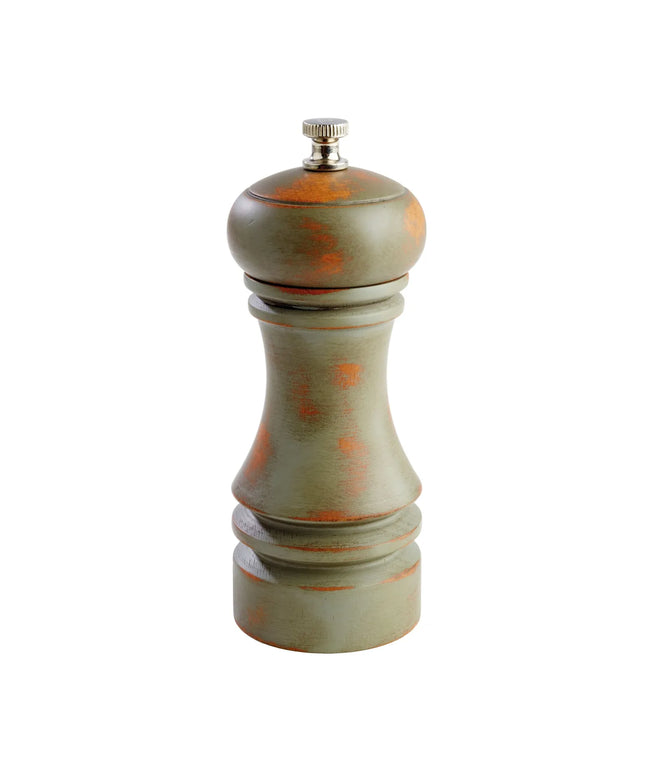 Cối Xay Tiêu Libbey APS40546 Gỗ Beech Đức Màu Xanh Vintage 15.2 cm