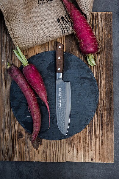 Dao Santoku F.DICK DarkNitro 18 cm