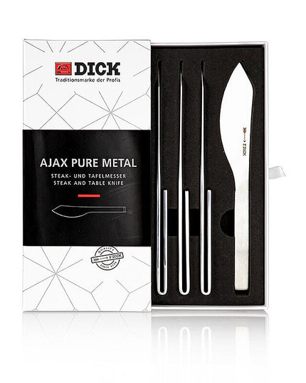 Bộ Dao Ăn Bít Tết Và Dao Ăn AJAX F.DICK PURE METAL 4 Món
