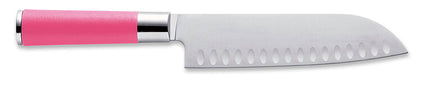 Dao Santoku Kullenschliff F.DICK Pink Spirit 18 cm