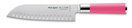 Dao Santoku Kullenschliff F.DICK Pink Spirit 18 cm
