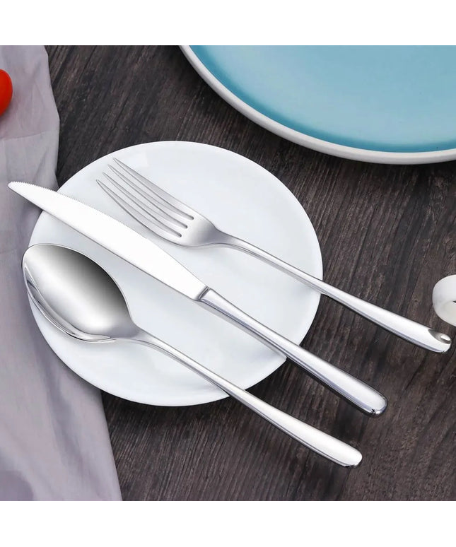 Cutlery set - GGM Gastro Avril - 18/10 stainless steel - 24-piece set - For 6 people