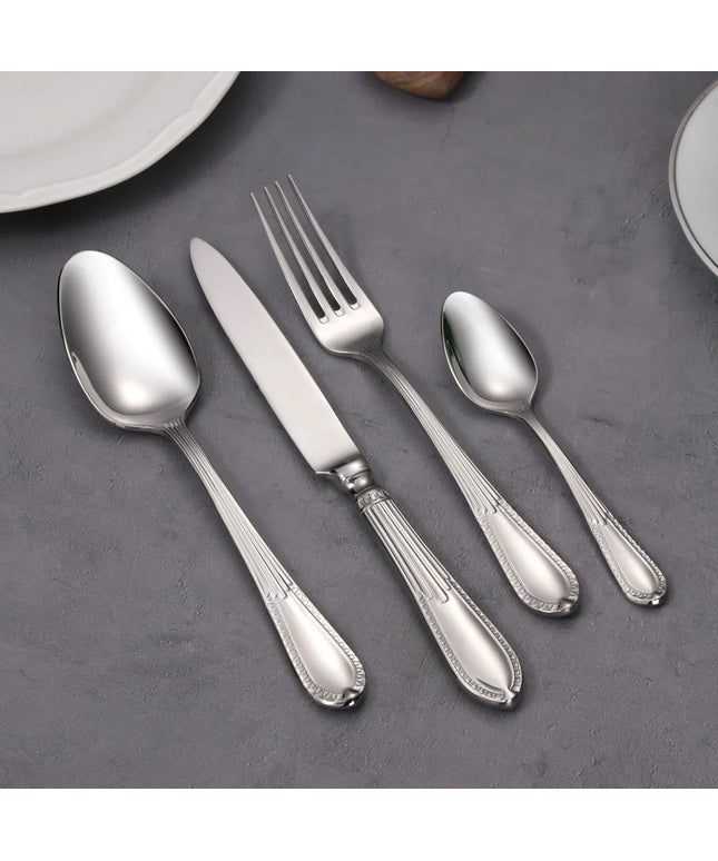 Cutlery set - GGM Gastro Enzo - 18/10 stainless steel - 24-piece set - For 6 people
