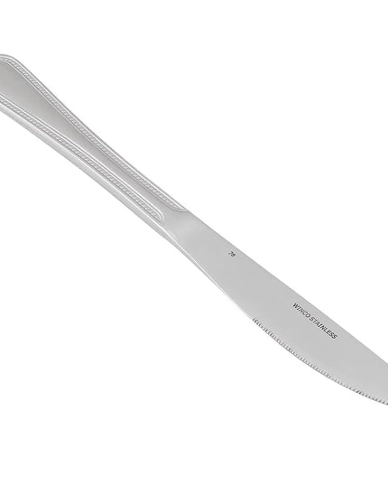Dao Ăn Tối Winco 0005-08 22.2 cm Thép Không Gỉ 18/0, Họa Tiết Dots