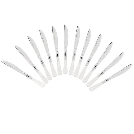 Dao Ăn Tối Winco 0005-08 22.2 cm Thép Không Gỉ 18/0, Họa Tiết Dots