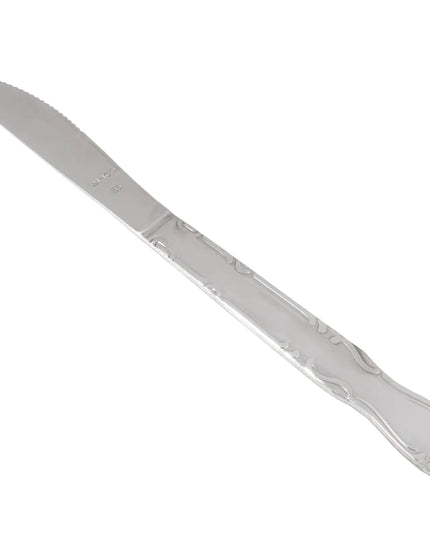 Dao Ăn Winco 0004-08 Thép Không Gỉ 18/0 Hoa Văn Elegance 21.9 cm