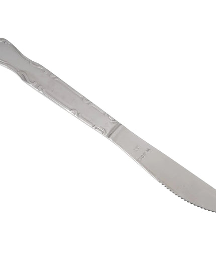 Dao Ăn Winco 0004-08 Thép Không Gỉ 18/0 Hoa Văn Elegance 21.9 cm
