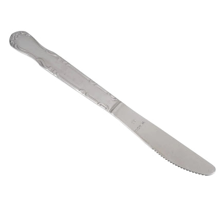 Dao Ăn Winco 0004-08 Thép Không Gỉ 18/0 Hoa Văn Elegance 21.9 cm