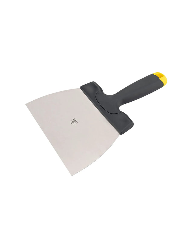 Dao Cạo Socola Matfer Bourgeat 112641 - Lưỡi 17.8 cm x 10.2 cm, Thép Không Gỉ, Tay Cầm Polypropylene Đen