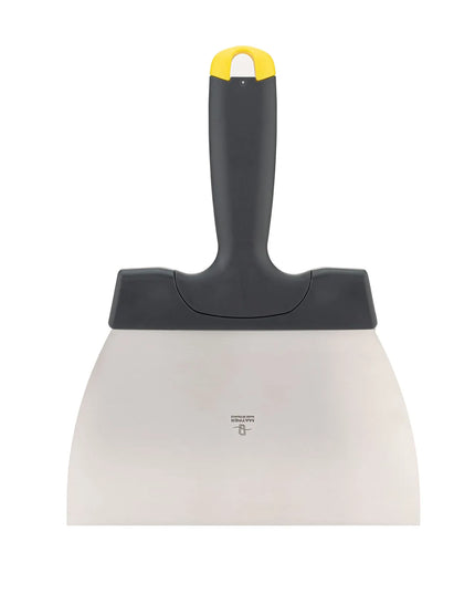 Dao Cạo Socola Matfer Bourgeat 112641 - Lưỡi 17.8 cm x 10.2 cm, Thép Không Gỉ, Tay Cầm Polypropylene Đen