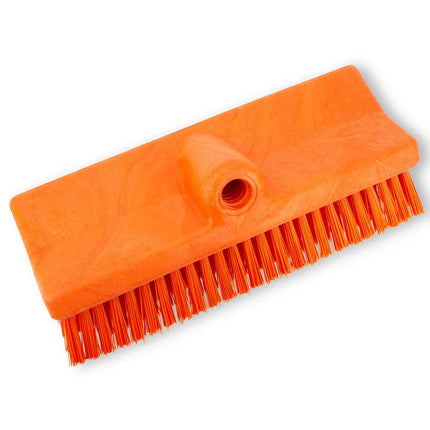 Đầu Bàn Chải Cọ Sàn Hai Mặt Carlisle 40423EC24 Lông Poly/Nhựa Đầu Chẻ 25.4 cm - Cam