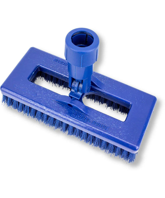Đầu Bàn Chải Cọ Sàn Xoay Carlisle Swivel Scrub® 3638831EC14 20.3 cm Lông Poly Xanh Dương