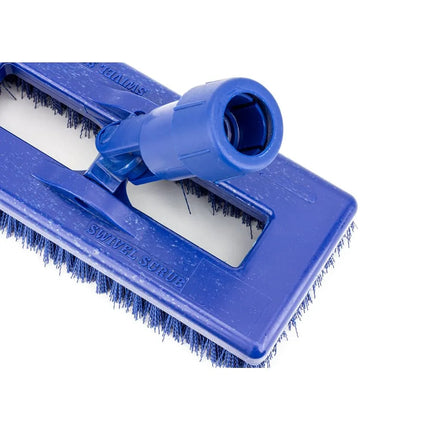 Đầu Bàn Chải Cọ Sàn Xoay Carlisle Swivel Scrub® 3638831EC14 20.3 cm Lông Poly Xanh Dương