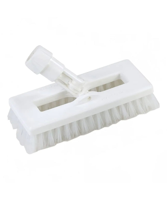 Đầu Bàn Chải Cọ Sàn Xoay Swivel Scrub® Carlisle 3638831EC02 Lông Poly Trắng 20.3 cm